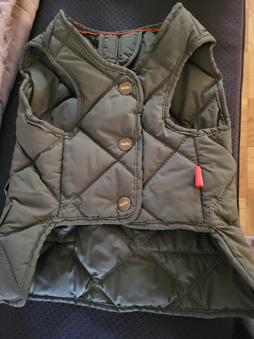 Reddy Quilted Olive Green Dog Jacket